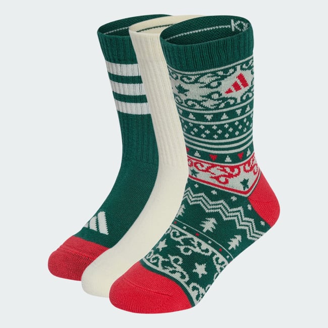 Chaussettes X-Mas (3 Paires) Jeunes Enfants collegiate green / ivory / pure ruby <span itemprop=