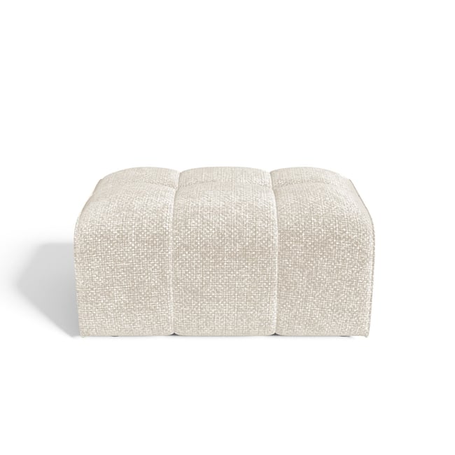 Pouf en velours chenillé BARI - SIA HOME