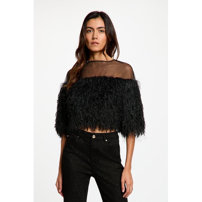 Blouse noir <span itemprop=