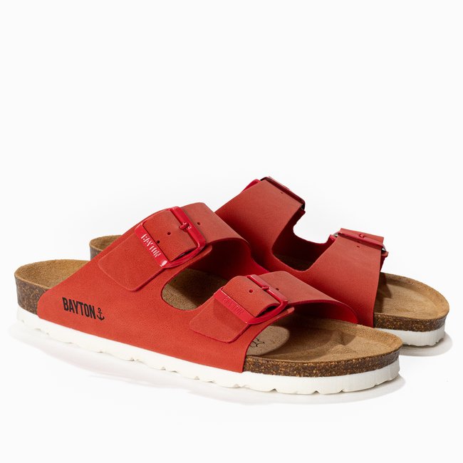 Sandales ATLAS pour femme rose <span itemprop=