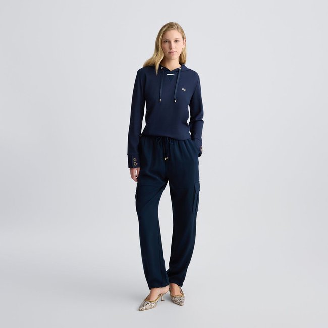 Pantalon de jogging cargo bleu foncé <span itemprop=