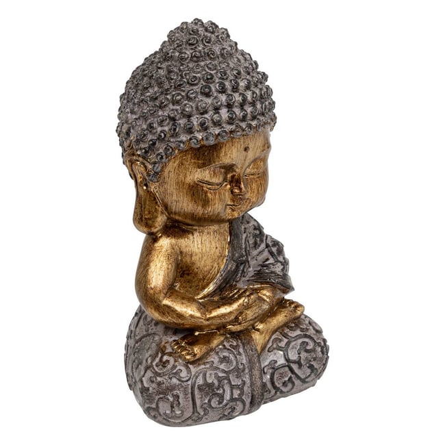 Statuette BOUDDHA Couleur noir <span itemprop=