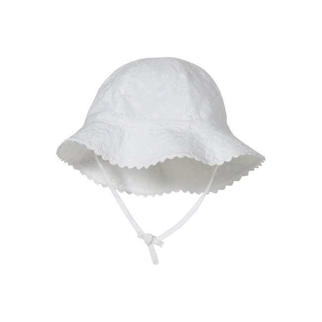 Chapeau en broderie anglaise - VERTBAUDET