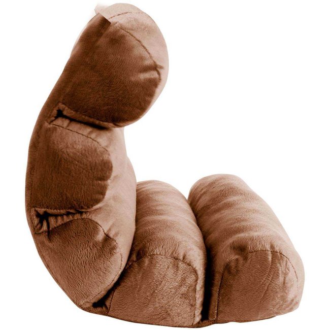 Coussin boudins multiposition Confort marron <span itemprop=