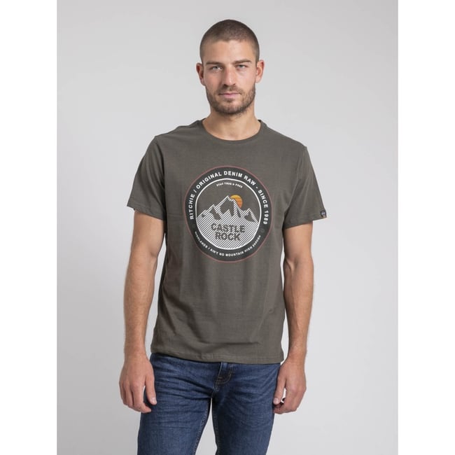 T-shirt Col Rond Pur Coton Jorock - RITCHIE