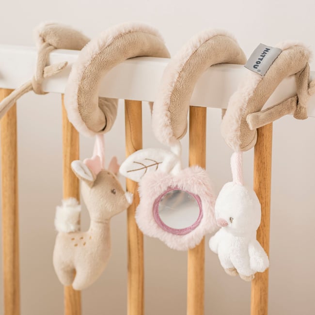 Spirale d'activités beige, rose <span itemprop=