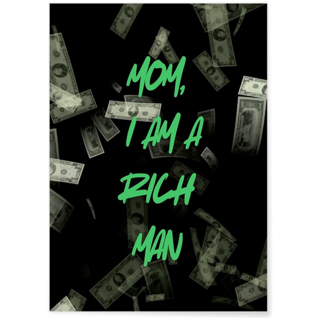 Affiche Motivation Détermination & Succès Couleur blanc <span itemprop=