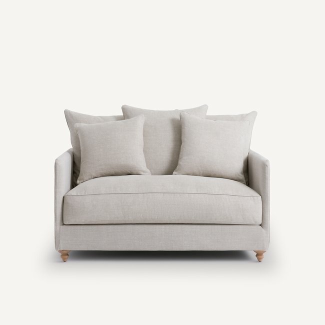 Divano letto 2 posti in cotone/lino, Lazare - AM.PM