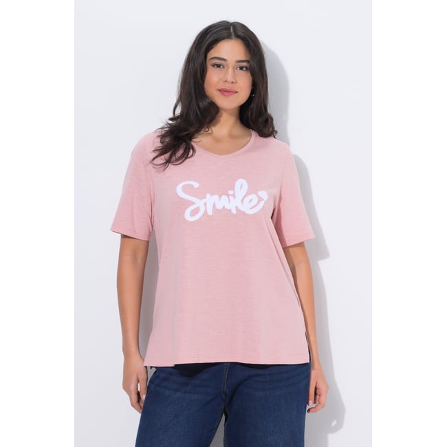 T-shirt vieux rose tendre <span itemprop=