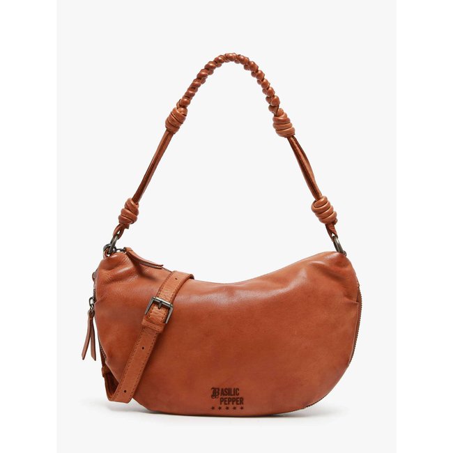 Sac bandoulière Tokyo cuir - BASILIC PEPPER