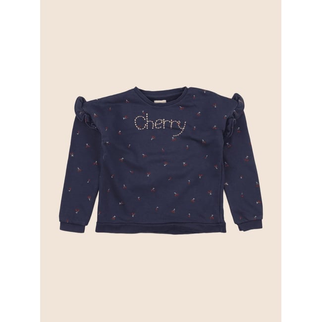 Sweat - Bon état bleu <span itemprop=