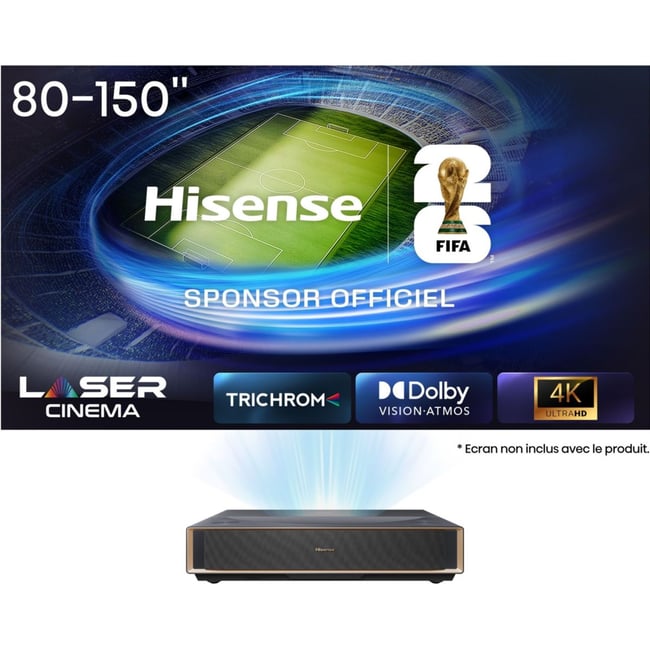 Vidéoprojecteur home cinéma Laser Cinema PT1 noir <span itemprop=