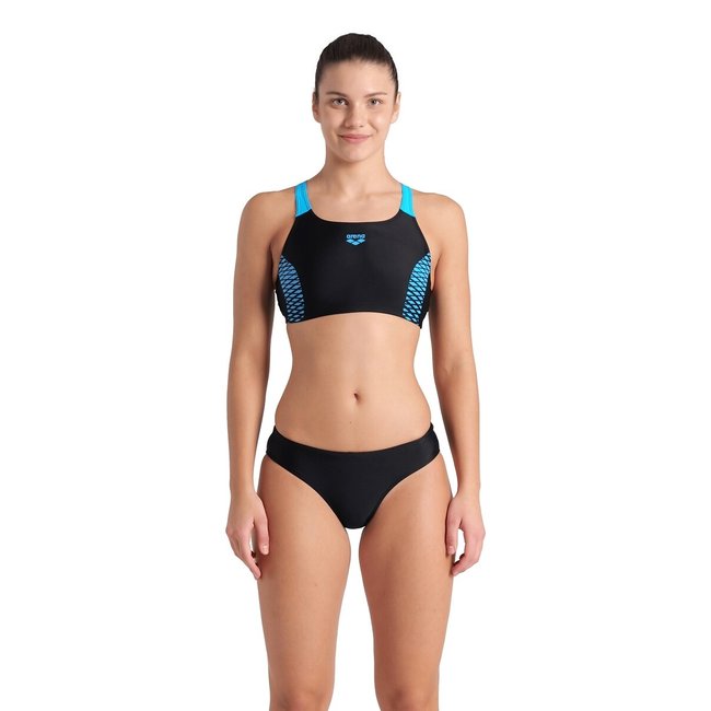 Bañador de 2 piezas Feel Maxfit negro/azul <span itemprop=