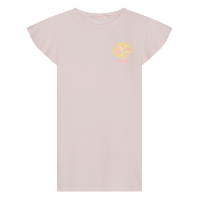 Robe manches courtes rosee du matin <span itemprop=