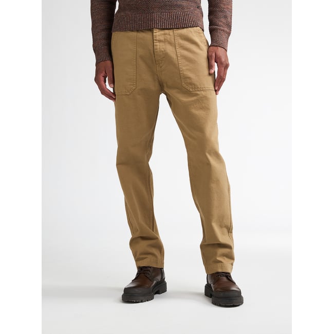 Pantalon en coton casual bennett orange oak <span itemprop=