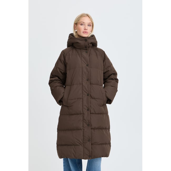 Doudounes randonnée marron java <span itemprop=