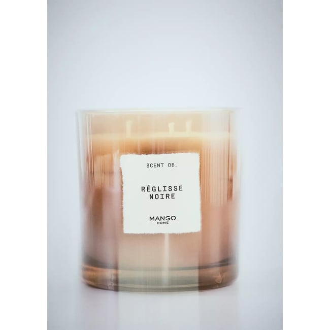 Bougie parfumée RÉGLISSE NOIRE 500 g Couleur marron <span itemprop=