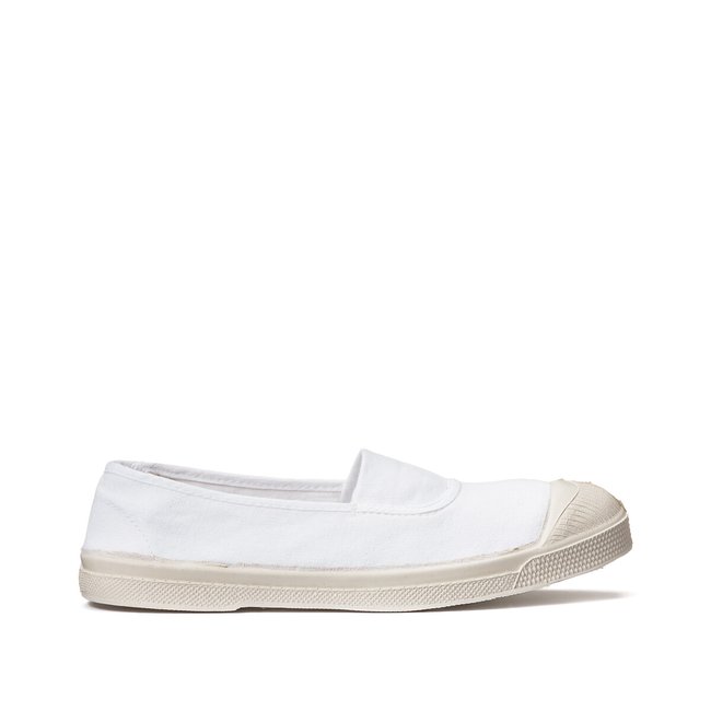 Cheap white canvas slip on shoes 2025