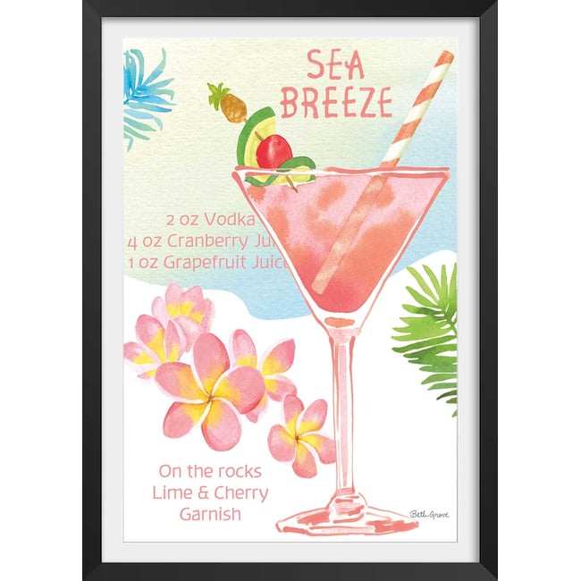Affiche Sea breeze en aquarelle - HEXOA