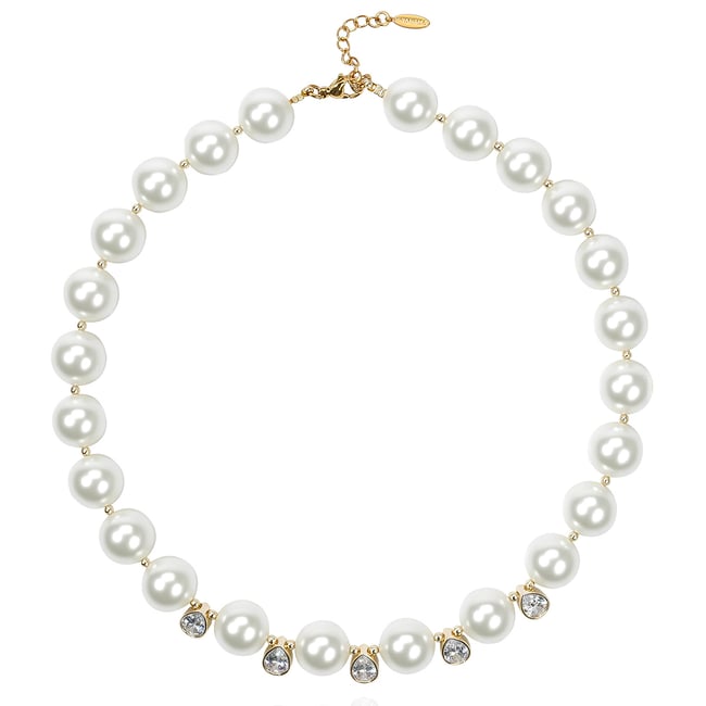 Collier de perles avec gouttes strass EVORA - HIPANEMA