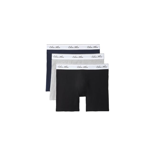 3er-Pack Boxershorts Icon Cotton Stretch schwarz+dunkelgrau+grau <span itemprop=