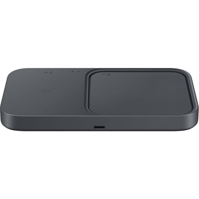 Chargeur induction Sans fil Duo noir charge rapide 15W noir <span itemprop=