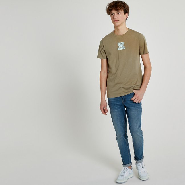 Gerade Jeans stone washed <span itemprop=