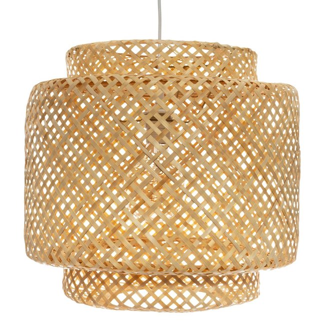 Suspension LIBY Couleur bois naturel <span itemprop=