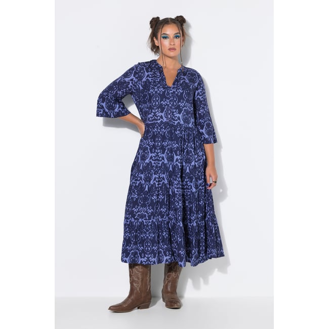 Robe maxi coupe trapèze à volants - STUDIO UNTOLD