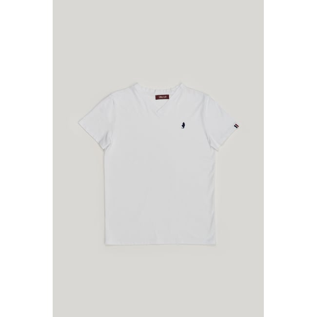 T-shirt basic uni col V - MCS