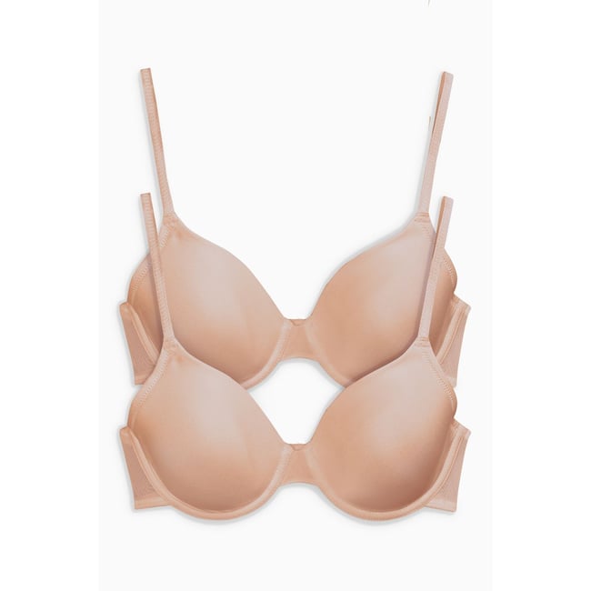 Soutien-gorge invisible emboîtant et lissant praline nude <span itemprop=