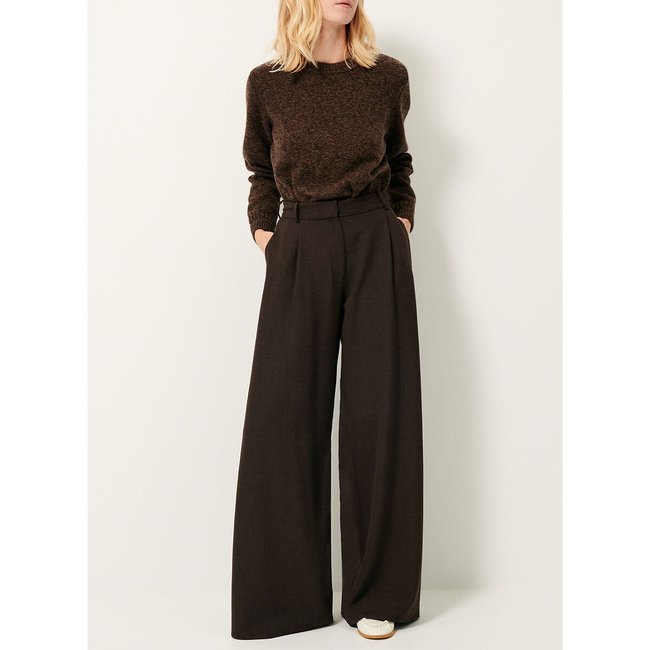Pantaloni larghi stile completo PROVENCO dark stone SESSUN