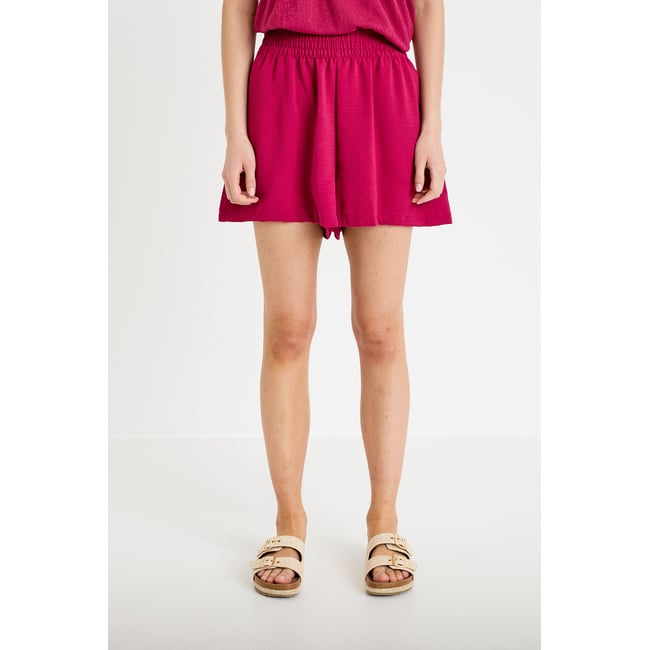 Short fluide regular rouge <span itemprop=