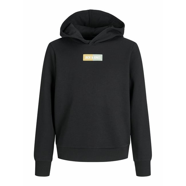 Sweat capuche noir <span itemprop=