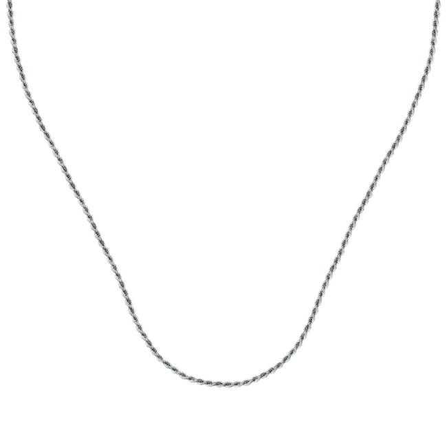 Collier en or blanc 750 CORDA argent <span itemprop=