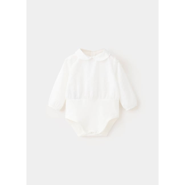 Body col Claudine blanc cassé <span itemprop=