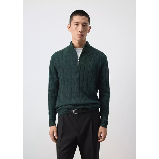 SWEATER BIMBOP vert foncé <span itemprop=