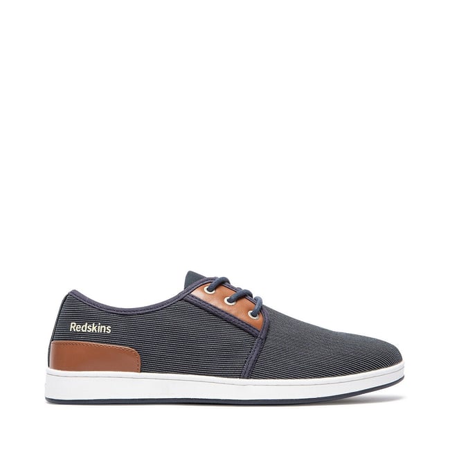 Baskets Geant bleu/cognac <span itemprop=