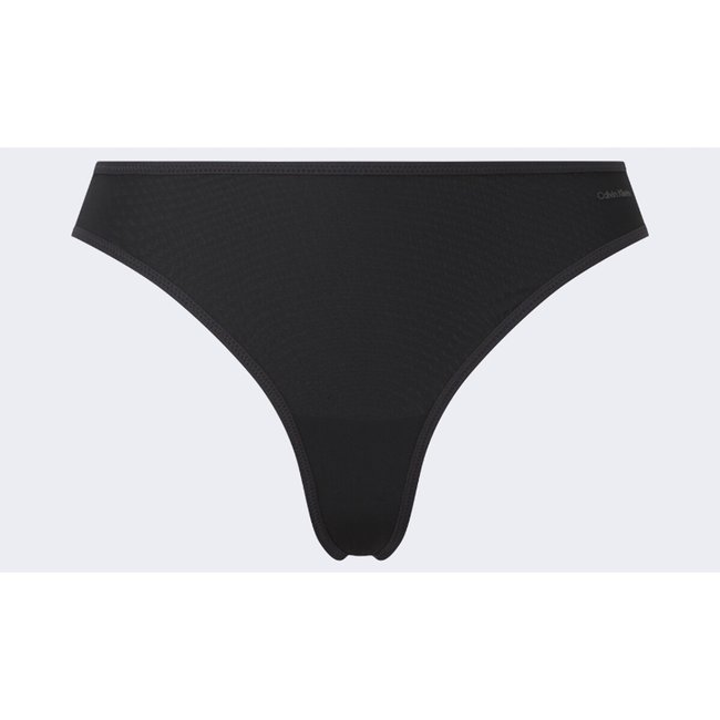 Logo Print Thong, black, CALVIN KLEIN UNDERWEAR
