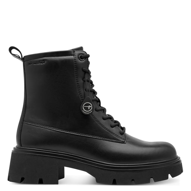 Bottine talon bloc noir <span itemprop=