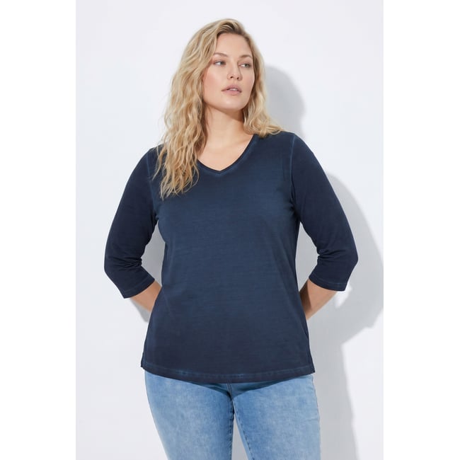 T-shirt coupe Classic Fit, coutures claires - ULLA POPKEN