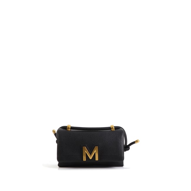 Sac à bandoulière avec rabat noir <span itemprop=