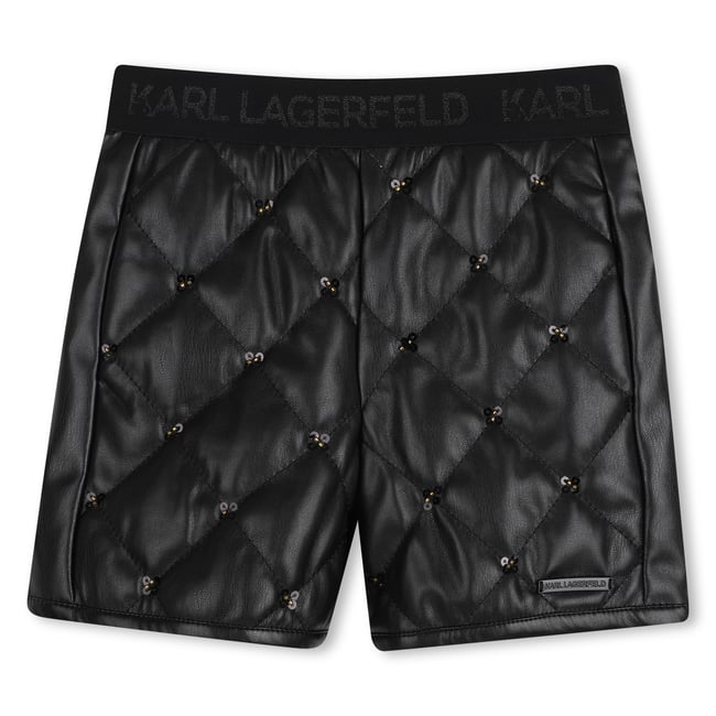 Bermuda avec strass black <span itemprop=