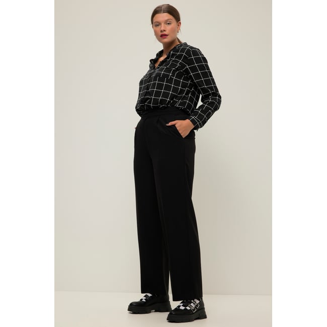 Pantalon Taille Haute Jambes Larges M&S X Alexa Chung - Taille UK 8, Bleu, Occasion Très Bon état