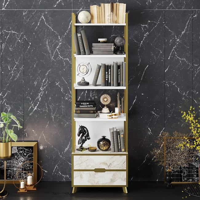 Полка для книг, Frida / Фрида белый SO'HOME