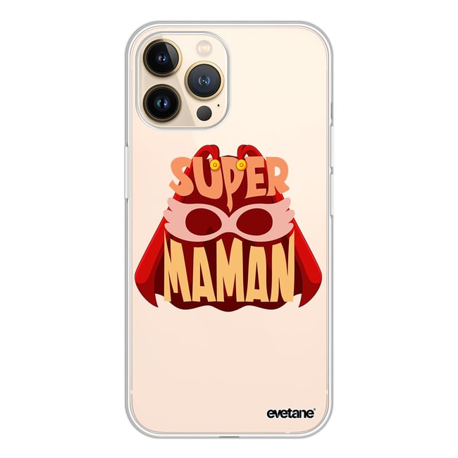 Coque 360 iPhone 13 Pro super maman <span itemprop=