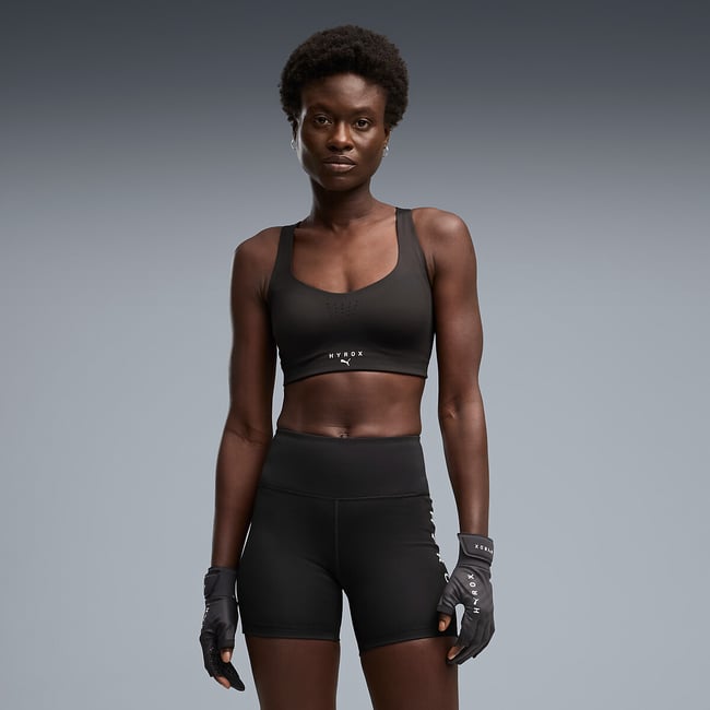Brassière de sport HYROX noir <span itemprop=