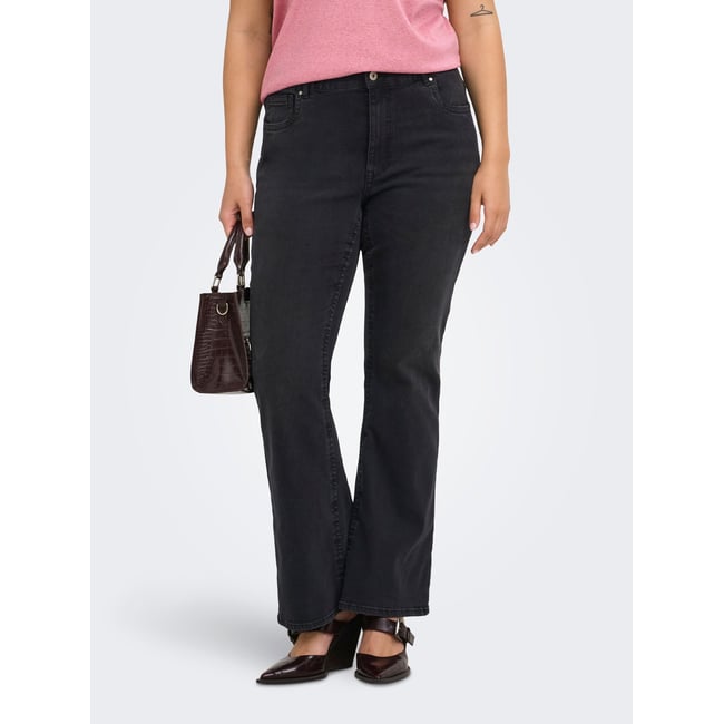 Jean Flared washed black <span itemprop=