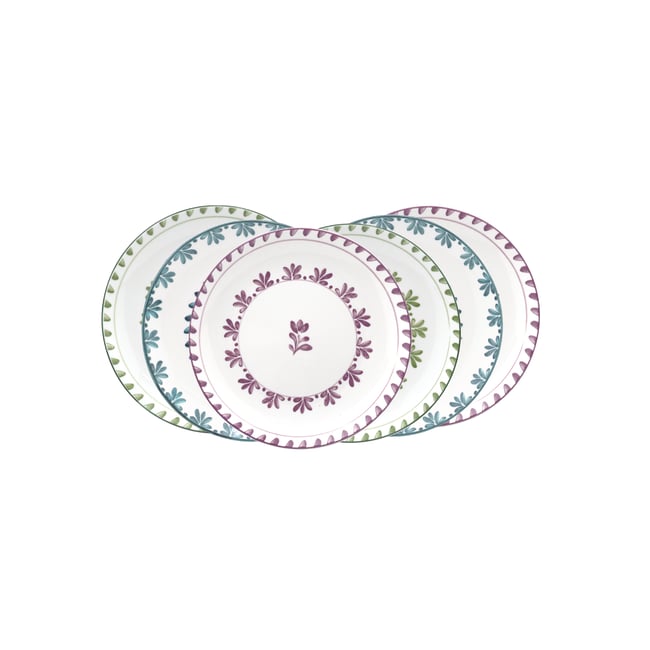 Lot de 6 assiettes à dessert, TRATTORIA Couleur multicolore <span itemprop=