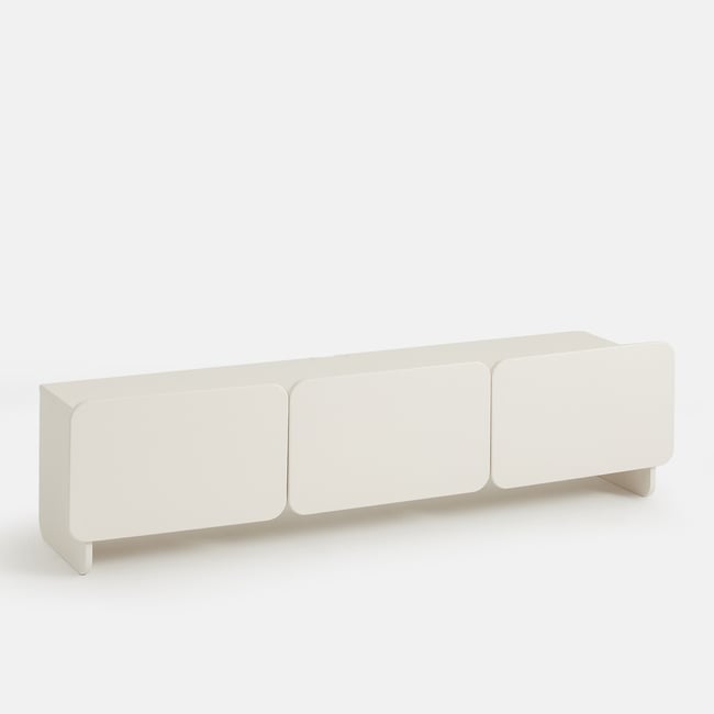 Meuble TV hifi laqué, 3 portes, largeur 170 cm, CESCO - LA REDOUTE INTERIEURS
